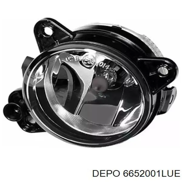 6652001LUE Depo/Loro/Abakus Lampa przeciwmgielna lewa