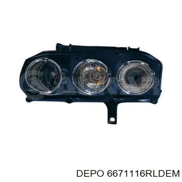 Do koszyka 60682088 Fiat/Alfa/Lancia Reflektor prawy