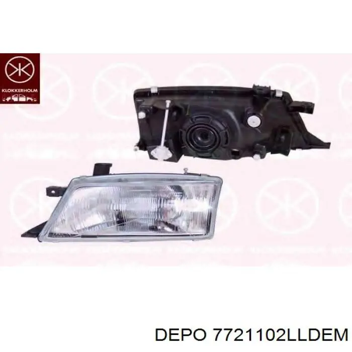 Do koszyka Reflektor lewy Saab 9000  