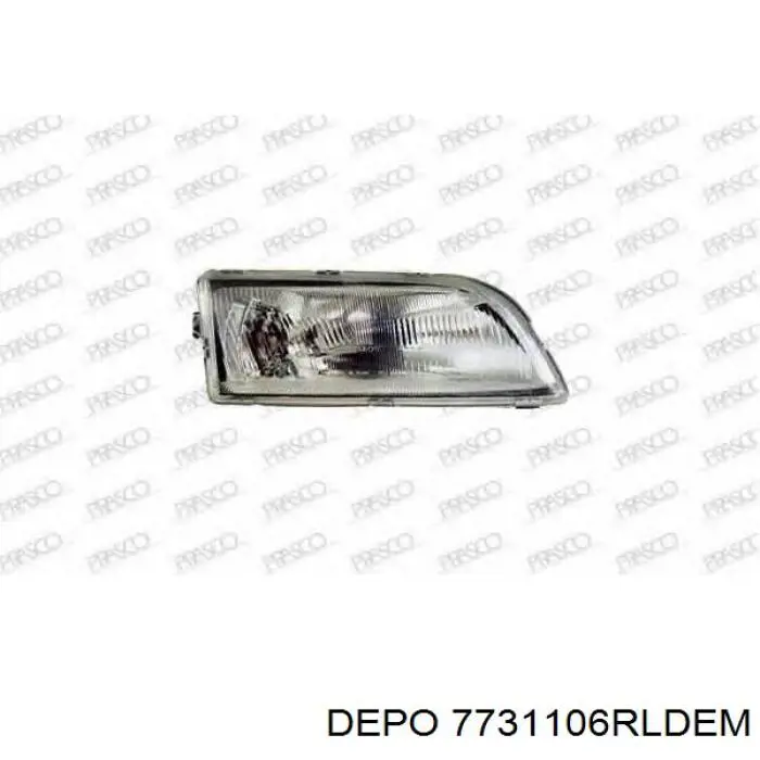 Reflektor prawy do Volvo V40  VW