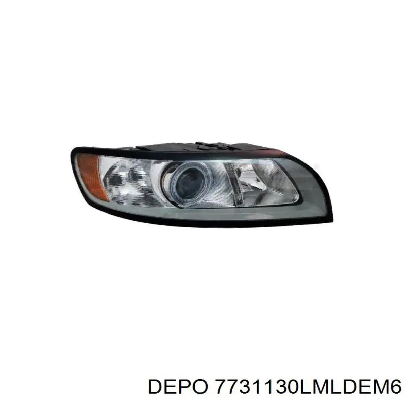 Do koszyka 31265696 Volvo Reflektor lewy