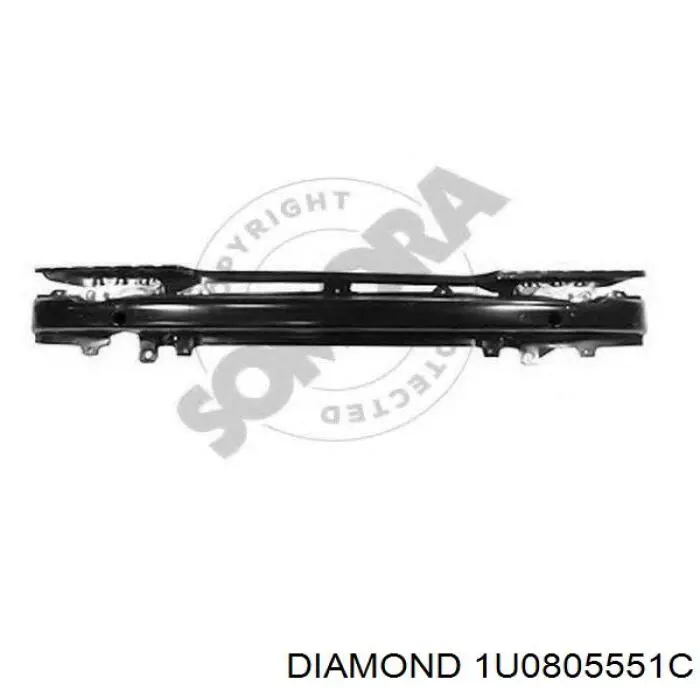 Wzmocnienie zderzaka przedniego Tempest 0450519941 cena, od 79,02 USD