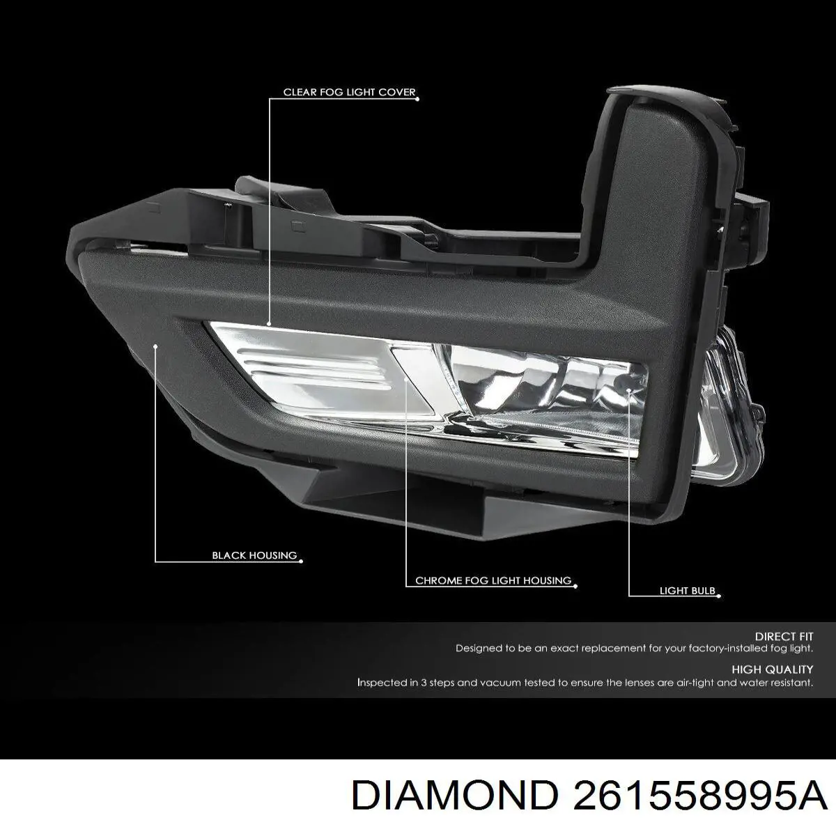 Lampa przeciwmgielna lewa Depo/Loro/Abakus 3152034LUQ