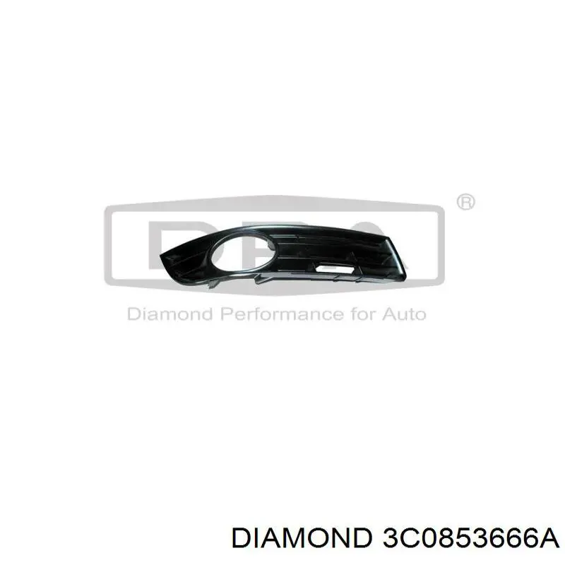 Zaślepka (kratka) lamp przeciwmgielnych zderzaka przedniego prawa Diamond/DPA 88530044202 cena, od 15,82 USD