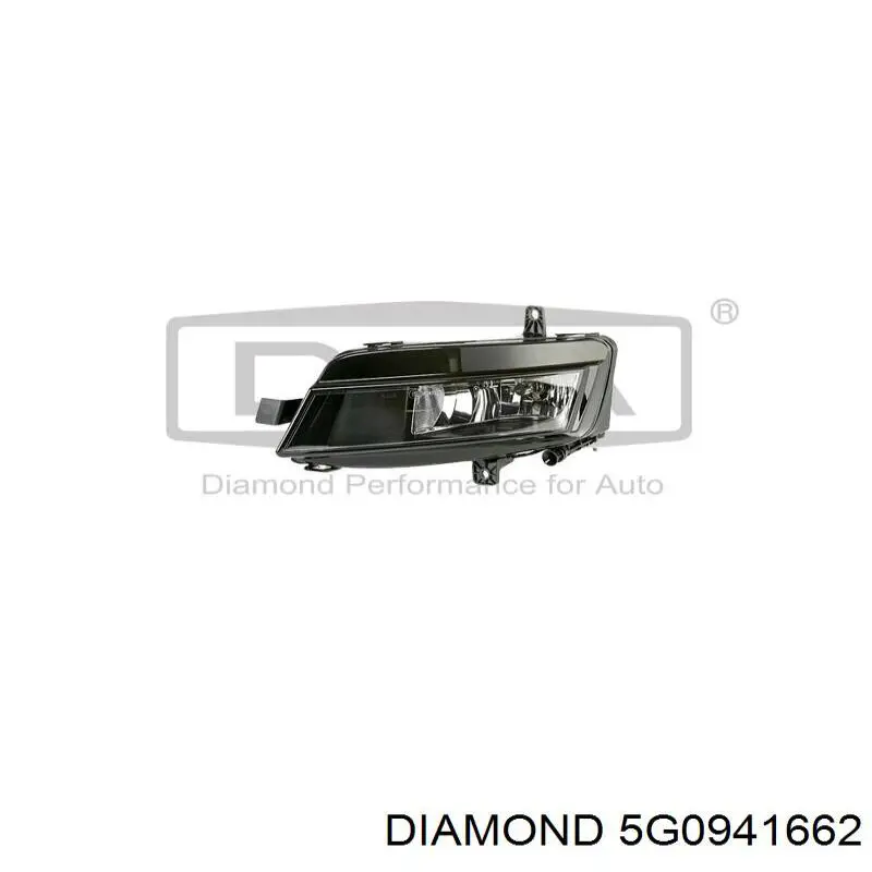Lampa przeciwmgielna prawa VAG 5G0941662 cena, od 74,70 USD