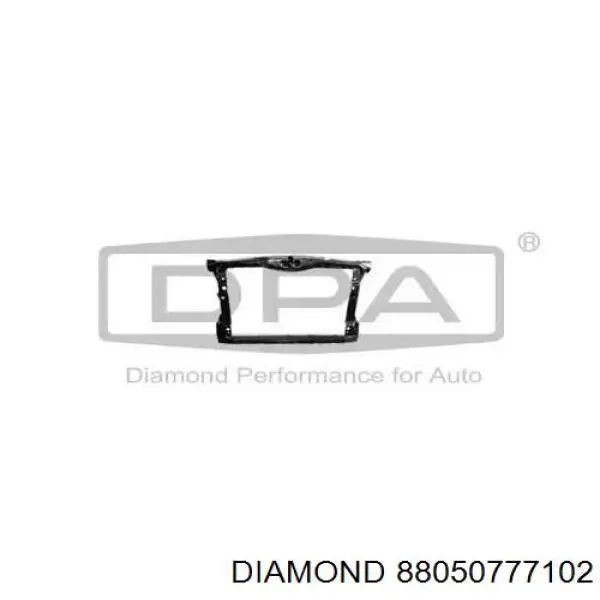 88050777102 Diamond/DPA Osłona chłodnicy kompletna (panel mocowania reflektorów)