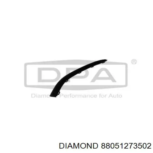 88051273502 Diamond/DPA Spojler zderzaka przedniego lewy