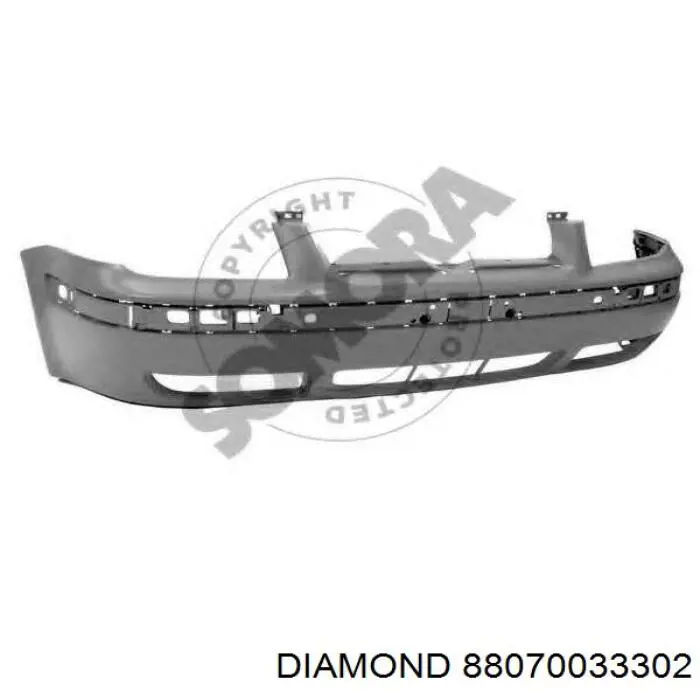 Zderzak przedni 88070033302 Diamond/DPA