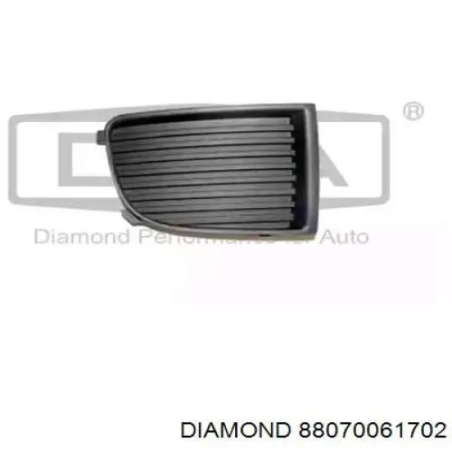 Zaślepka (kratka) lamp przeciwmgielnych zderzaka przedniego prawa Diamond/DPA 88070061702 cena, od 3,86 USD