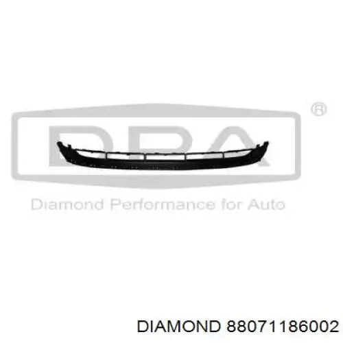 88071186002 Diamond/DPA Kratka zderzaka przedniego środkowa