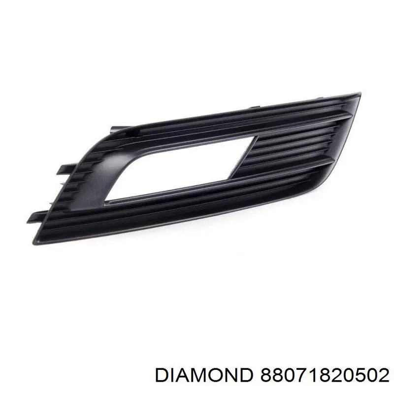 88071820502 Diamond/DPA Zaślepka (kratka) lamp przeciwmgielnych zderzaka przedniego prawa