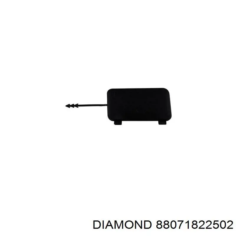 88071822502 Diamond/DPA Zaślepka zderzaka haka holowniczego tylna