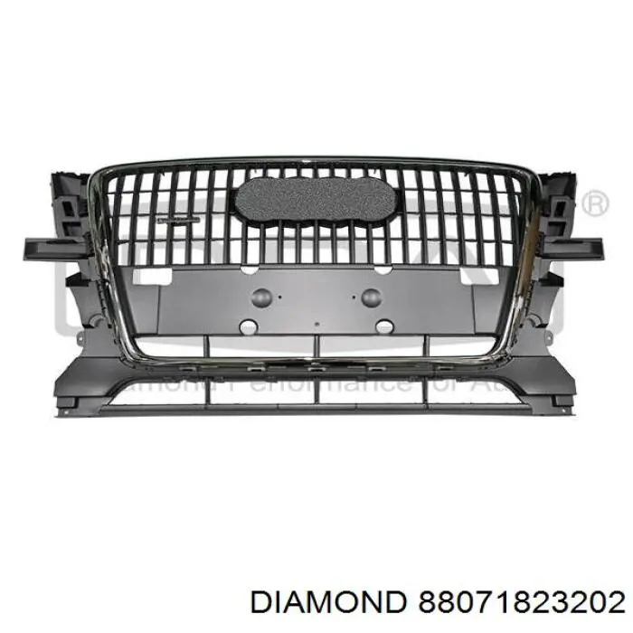 88071823202 Diamond/DPA Zaślepka (kratka) lamp przeciwmgielnych zderzaka przedniego prawa