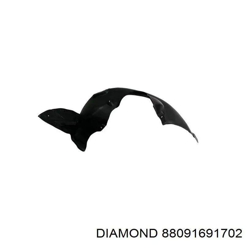 88091691702 Diamond/DPA Nadkole błotnika przedniego prawe