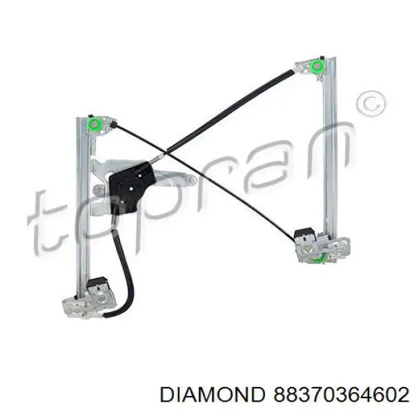 Mechanizm podnoszenia szyby drzwi przednich lewych Diamond/DPA 88370364602 cena, od 32,75 USD