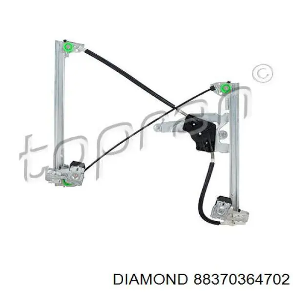 88370364702 Diamond/DPA Mechanizm podnoszenia szyby drzwi przednich prawych