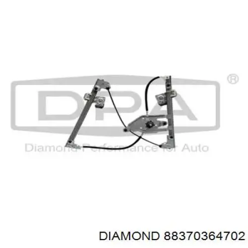 Mechanizm podnoszenia szyby drzwi przednich prawych Diamond/DPA 88370364702 cena, od 29,94 USD