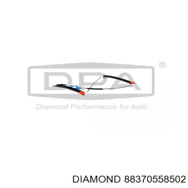 Do koszyka 88370558502 Diamond/DPA Mechanizm podnoszenia szyby drzwi przednich prawych