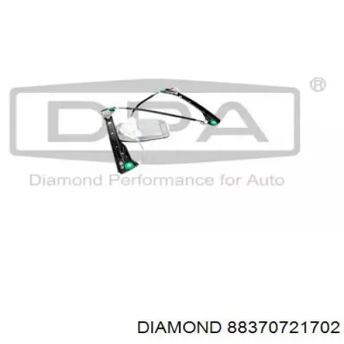 Do koszyka 88370721702 Diamond/DPA Mechanizm podnoszenia szyby drzwi przednich lewych