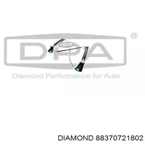 Mechanizm podnoszenia szyby drzwi przednich prawych 31837167 AND