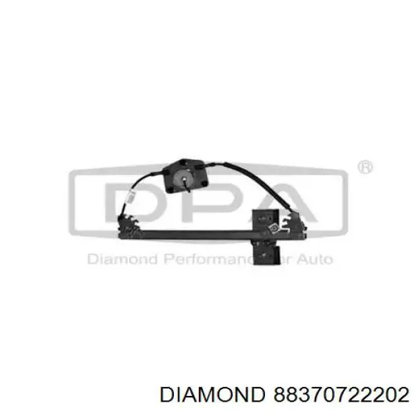 88370722202 Diamond/DPA Mechanizm podnoszenia szyby drzwi przednich prawych