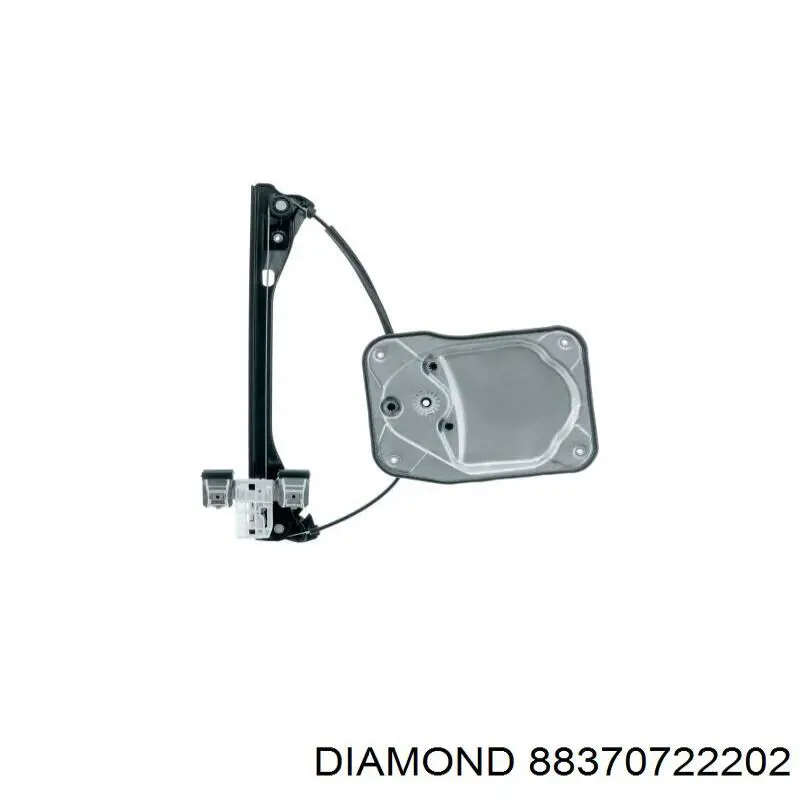 Do koszyka 88370722202 Diamond/DPA Mechanizm podnoszenia szyby drzwi przednich prawych