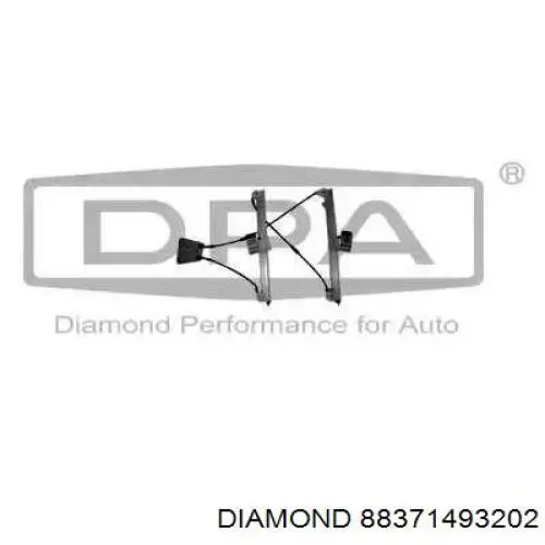 88371493202 Diamond/DPA mechanizm podnoszenia szyby drzwi przednich lewych