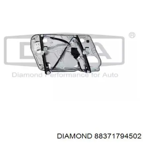 Do koszyka 88371794502 Diamond/DPA Mechanizm podnoszenia szyby drzwi przednich prawych