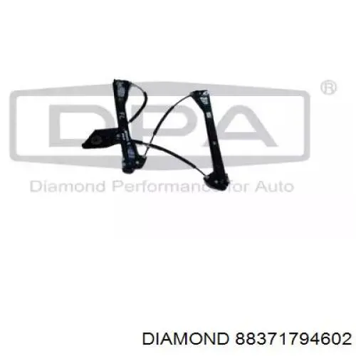 Mechanizm podnoszenia szyby drzwi przednich lewych VAG 6RU837461F cena, od 33,92 USD