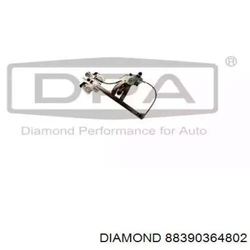 88390364802 Diamond/DPA Mechanizm podnoszenia szyby drzwi tylnych lewych