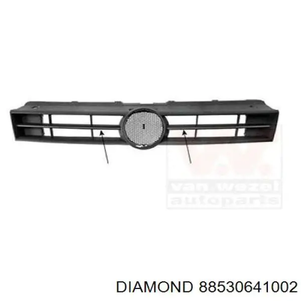 Do koszyka 6R0853651C VAG Atrapa chłodnicy