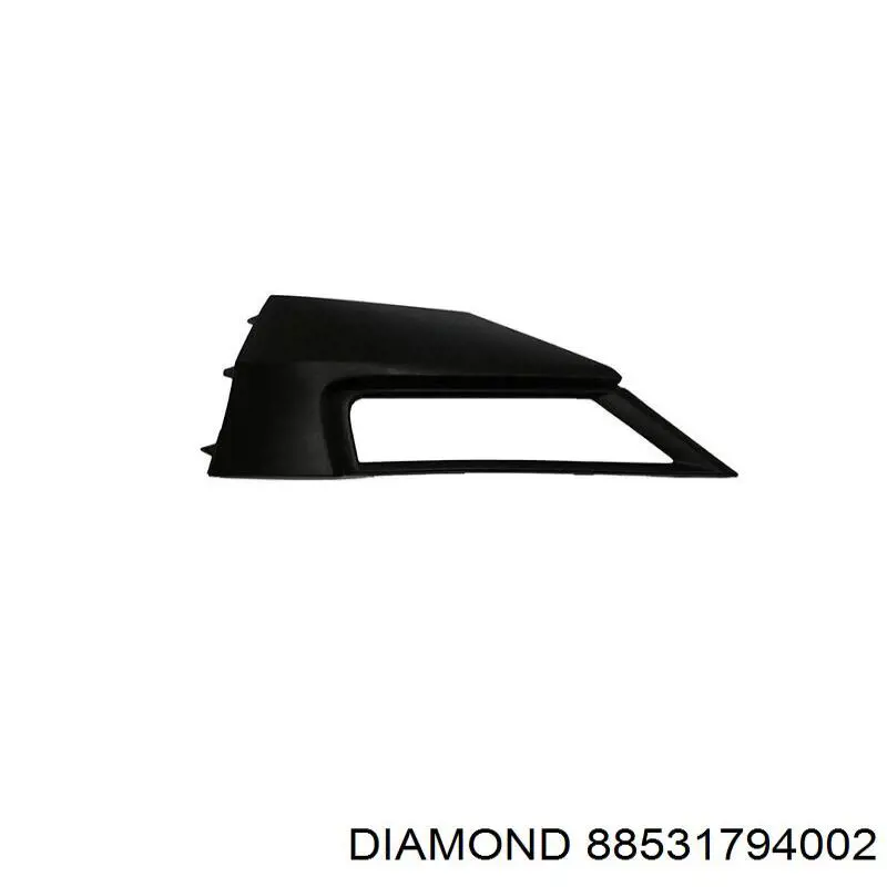 88531794002 Diamond/DPA Zaślepka (kratki) lamp przeciwmgielnych zderzaka przedniego lewa