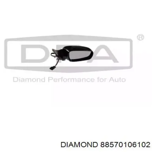 88570106102 Diamond/DPA Lusterko wsteczne prawe