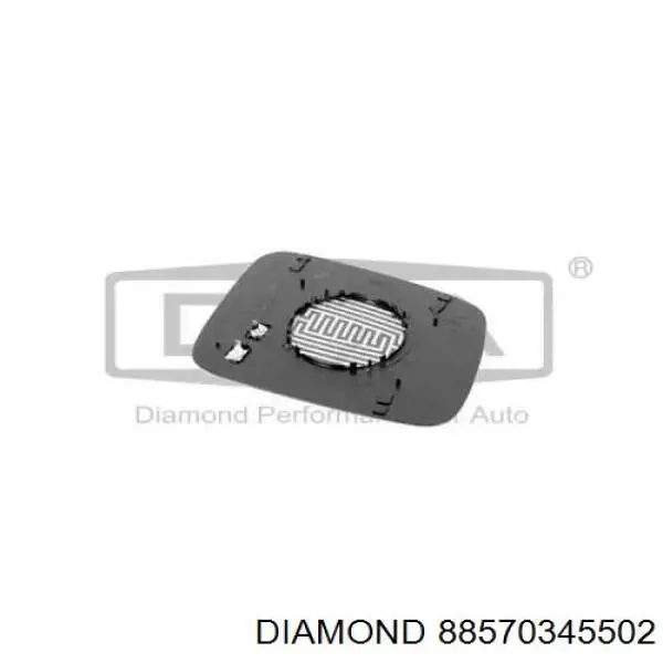 88570345502 Diamond/DPA Wkład lusterka wstecznego lewego