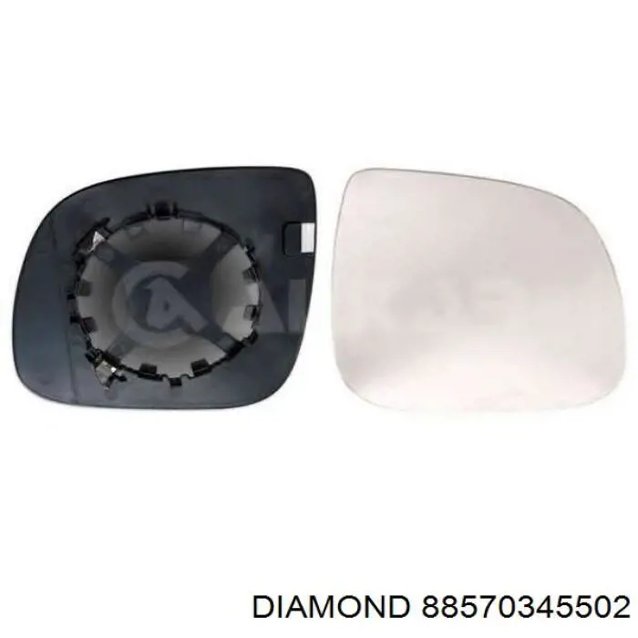 Do koszyka 88570345502 Diamond/DPA Wkład lusterka wstecznego lewego