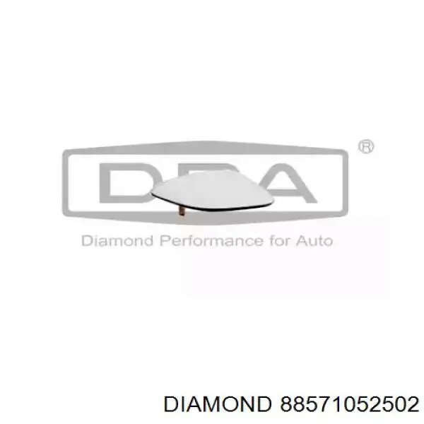 88571052502 Diamond/DPA Wkład lusterka wstecznego lewego