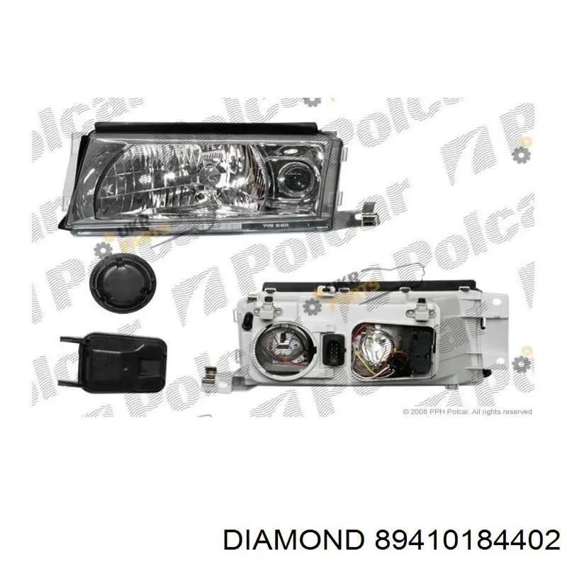 Do koszyka 89410184402 Diamond/DPA Reflektor prawy