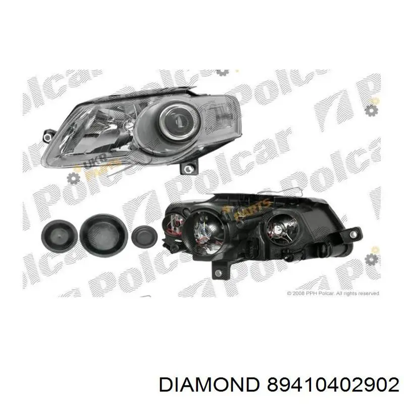 Reflektor lewy Diamond/DPA 89410402902 cena, od 148,83 USD