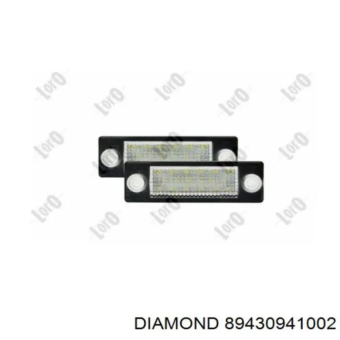 89430941002 Diamond/DPA Lampa oświetlenia tylnej tablicy rejestracyjnej