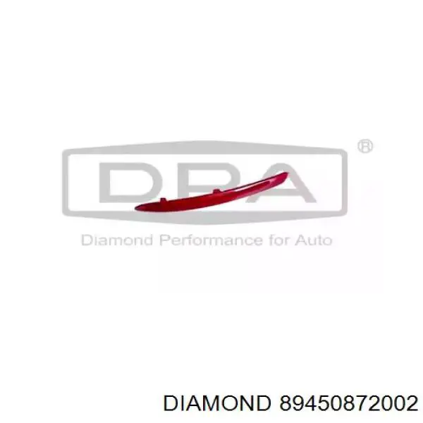 Do koszyka 89450872002 Diamond/DPA Lampa odblaskowa zderzaka tylnego lewa
