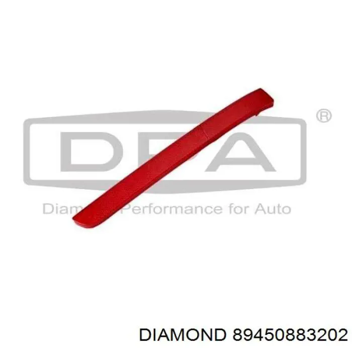 89450883202 Diamond/DPA Lampa odblaskowa zderzaka tylnego prawa