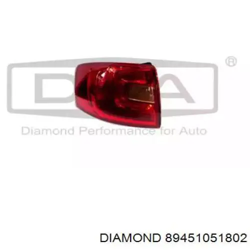 Lampa zespolona tylna lewa zewnętrzna Diamond/DPA 89451051802 cena, od 51,57 USD