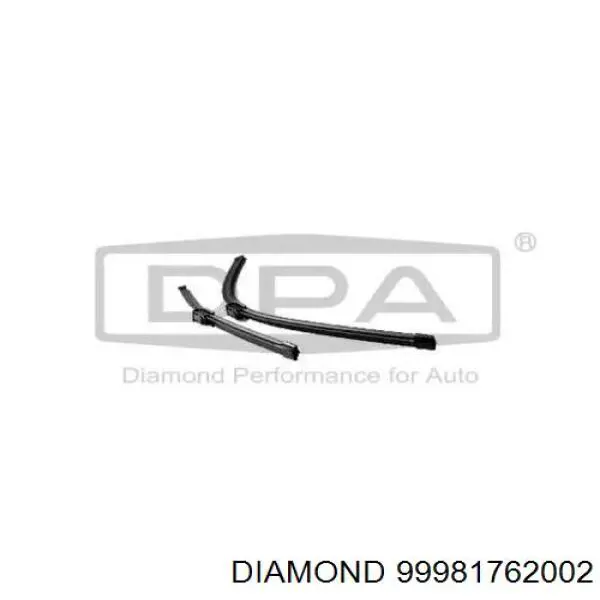 99981762002 Diamond/DPA Pióro wycieraczki szyby przedniej, zestaw (2 szt.)