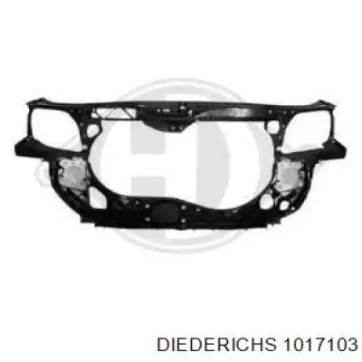 Do koszyka Osłona chłodnicy kompletna (panel mocowania reflektorów) Audi A4 B7 8EC