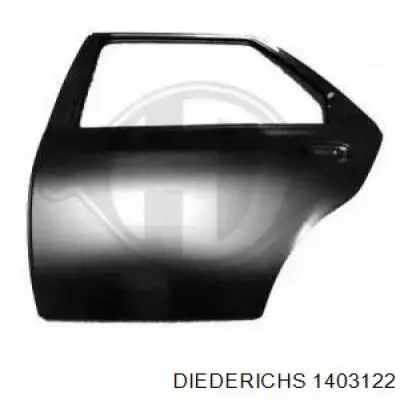 Drzwi tylne prawe do Ford Fiesta Mk4 JAS, JBS