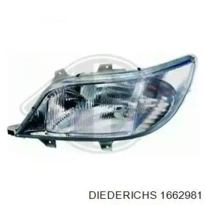 Do koszyka 20A526052B TYC Reflektor lewy