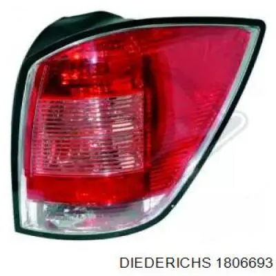 Do koszyka 93186478 Opel Lampa zespolona tylna lewa