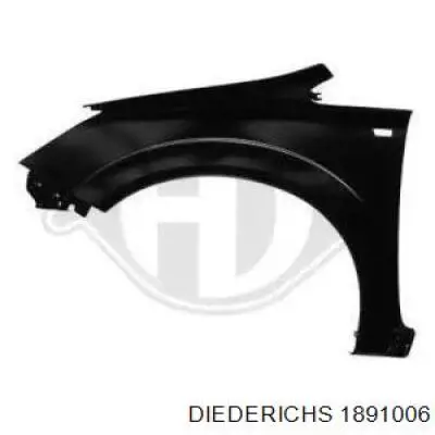Do koszyka 6102356 Opel Błotnik przedni prawy