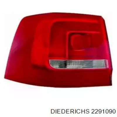 7N0945096D VAG Lampa zespolona tylna prawa zewnętrzna