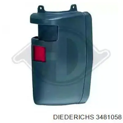 1300182070 Peugeot/Citroen Zderzak tylny, prawa część